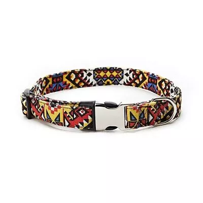 New Boho Style Multi-style Metal Buckle Pet Dog Collar Adjustable • £8.10