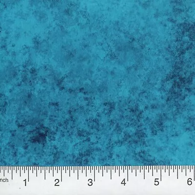 108  Extra Wide Earth Jewels #34 Quilt Backing By The Yard Shades Of Teal Gray • £18.32