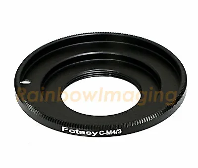 16mm Movie Cine C-mount Lens To M4/3 MFT Adapter Panasonic Olympus Mirrorless • $7.59