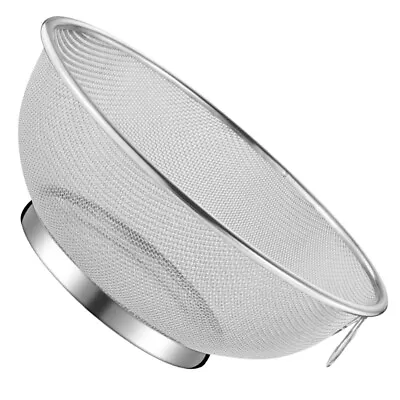 £8.35 • Buy  Water Filter Net Colander Rice Sieve Fine Mesh Strainers Stainless Steel