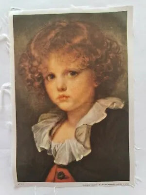 Vintage Il Grifo Milano Italian Reproduction Silk Print - Cherub's Portrait • $12.71