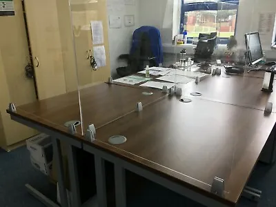 £14.99 • Buy Sneeze Guard Perspex Acrylic Cough Screen Office Desk Dividers Employee School