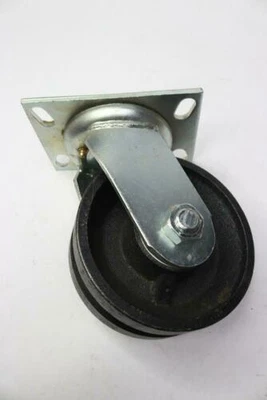 $25.03 • Buy V-Groove Track-Wheel Swivel Plate Caster 1500 Lb 6-In Dia 1NWB6