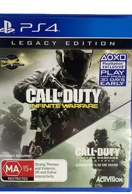 Call Of Duty Infinite/Modern Warfare ~ Legacy Edition ~ PS4. Free Tracking.  • $22.50
