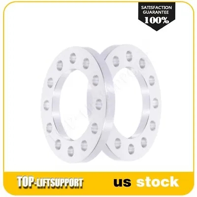 2x 1/2 Inch 6x5.5 Wheel Spacers 6 Lugs Fits GMC Sierra Chevrolet Silverado 1500 • $28.86