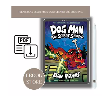 Dav Pilkey-Dog Man: The Scarlet Shedder: A Graphic Novel • $7.98