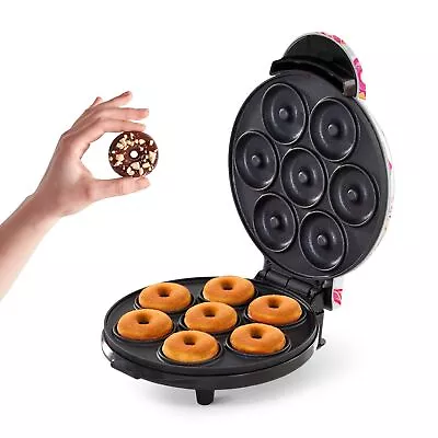 Mini Donut Maker Machine For Kid-Friendly Breakfast Snacks Desserts & More ... • $33.92