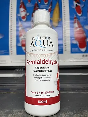 £5 • Buy Evolution Aqua Formaldehyde 500ml Medication Koi Parasite Treatment Fish Pond