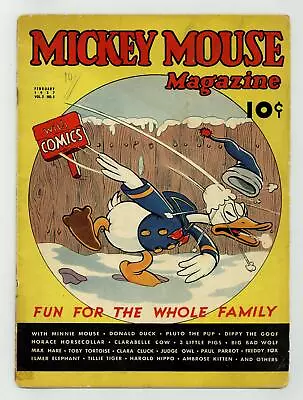 Mickey Mouse Magazine Vol. 2 #5 FR 1.0 1937 • $210