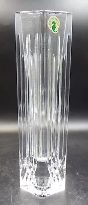 Waterford Lismore Diamond Stem Vase 11  Lead Crystal Ireland NEW In Box!! • $119.95