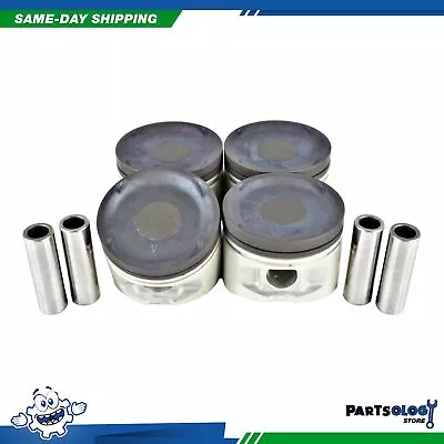 DNJ P111 Std. Complete Piston Set For 90-92 Mitsubishi Eclipse Galant 2.0L DOHC • $78.19