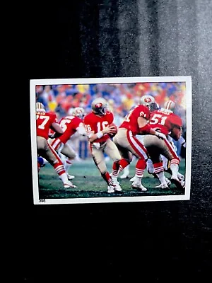 1988 Joe Montana 49ers  Panini Sticker  #398   • $7.49
