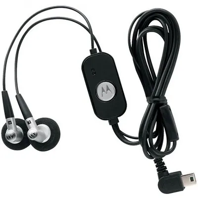 (LOT OF 2) Motorola SYN1301B OEM Stereo Handsfree Headsets  For Razr V3 V6 L7 • $8.39