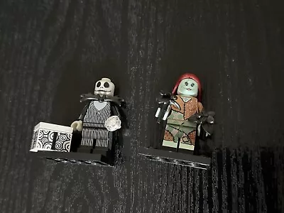 LEGO Disney Minifigures Jack Skellington & Sally Nightmare Before Xmas • £10