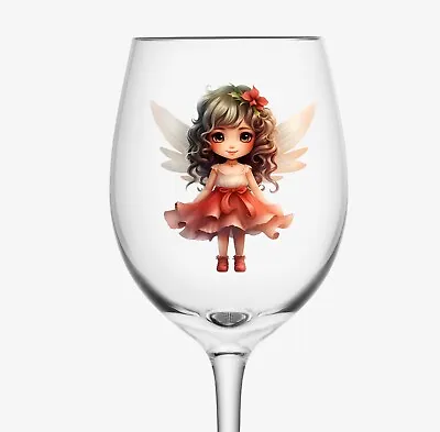 £4.99 • Buy X10 Christmas Fairy - Vinyl Decal Stickers-Glass/Cups/Gifts-00736