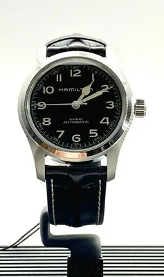 Hamilton Khaki Field Murph Automatic Black Men's Watch H70605731 • $779.99