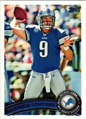 2011 Topps 86 Matthew Stafford   Detroit Lions • $1.60