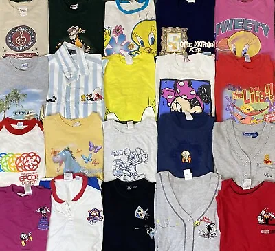 Vintage 90s Disney Looney Tunes Cartoons Shirt Lot Of 20 Mix Sizes TV Shows • $139.99