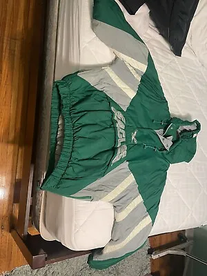 Philadelphia Eagles Vintage Starter Jacket Kelly Green Xl • $325