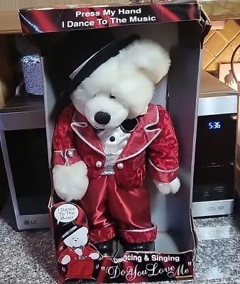 Dancing & Singing Bear Dances To  Do You Love Me  New Old Stock Box A Bit Damage • $40