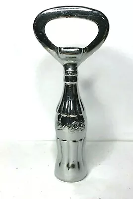 Coca Cola 1998 Chrome Advertising Bottle Opener Official  Item 9.5  Cm's Tall  • £14.29