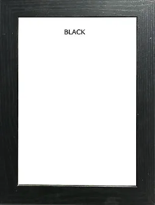 Black Picture Frame Photo Frame Poster Size Frames Wooden Effect Various Sizes  • £8.45