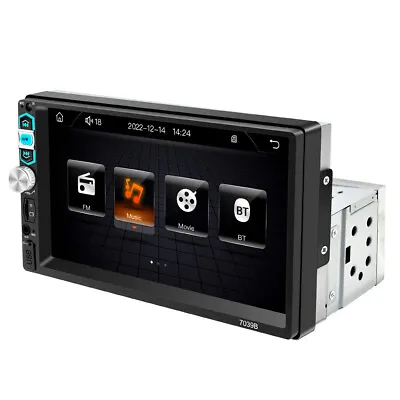 Touch Screen Car Stereo Radio Bluetooth FM Player Carplay Mirror Link Hands-free • $112.32