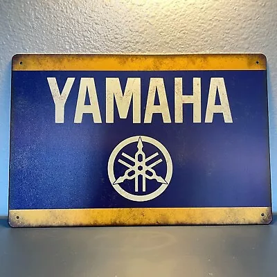 Yamaha Motorcycle - 8x12 Inches - Garage Metal Sign • $11.99