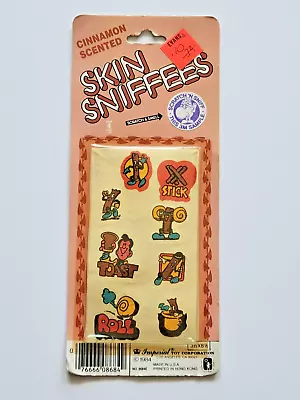 Vintage 1984 SKIN SNIFFEES Cinnamon Scratch And Smell Stickers Rare Imperial Toy • $179.98