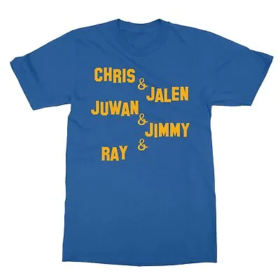 Fab Five Names College Basketball Fan Men's T-Shirt • $17.49
