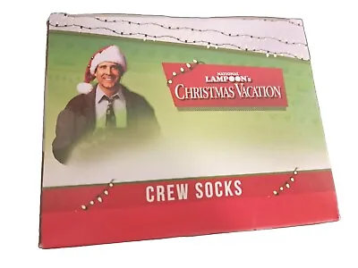National Lampoon's Christmas Vacation 3 Pair Men's Crew Socks Shoe Size 8-12 NEW • $12.99