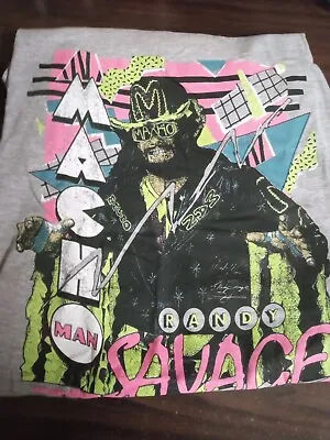 Retro Macho Man Randy Savage T Shirt Xl • $15