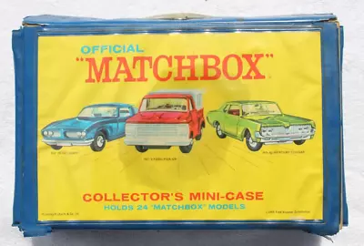 Matchbox - 1968 Fred Bronner Corp - Collectors Mini Case With 12 Vehicles • $2.93