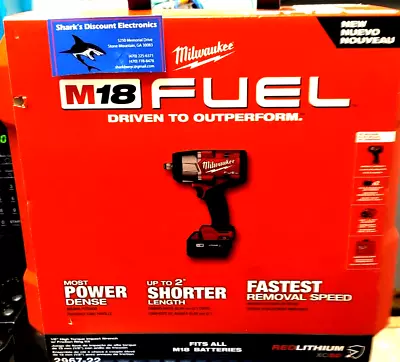 Milwaukee 2967-22 M18 FUEL™ 1/2  High Torque Impact Wrench W/ Friction Ring Kit • $439.99