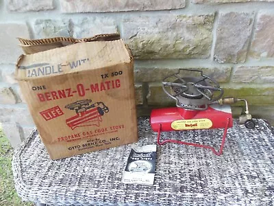 Vintage Bernz O Matic Propane Gas Cook Stove With Box Nice! • $39.95