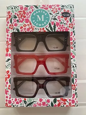 MARTHA STEWART Designer Reading Glasses New 2.50 • $30