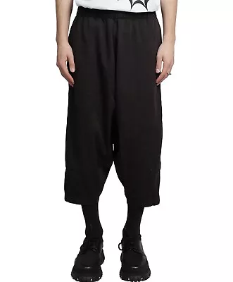 Comme Des Garçons Shirt Men's Drop-Crotch Cropped Track Trousers Size Medium. • $64.99