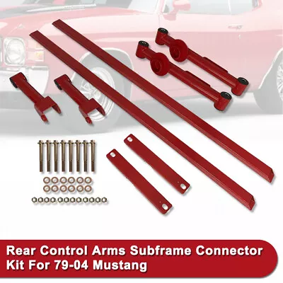 Rear Upper Lower Tubular Control Arm Kit Fits Ford Mustang Mercury Cobras 79-04 • $89.88