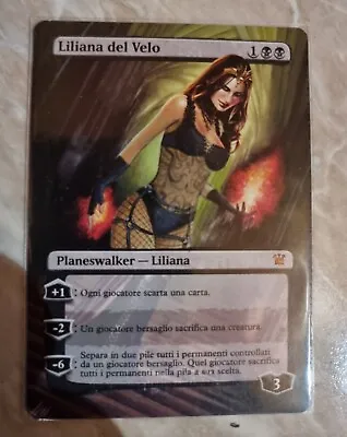 MTG Innistrad Liliana Of The Veil Sexy Alter By Florinda Zanetti (NM) ITALIAN!! • $140