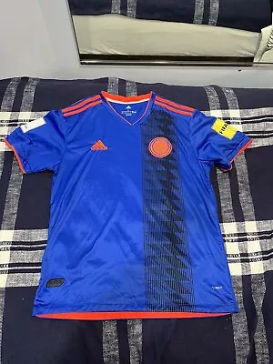 $34.99 • Buy Adidas Climaite Columbia  Soccer Jersey 2018 FIFA World Cup Sz Large Blue Russia
