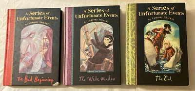 £3.50 • Buy A Series Of Unfortunate Events By Lemony Snicket Books 1 3 And 13 Bundle Z5