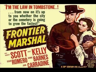 Frontier Marshal Starring Randolph Scott Cesar Romero John Carradine • £3.50
