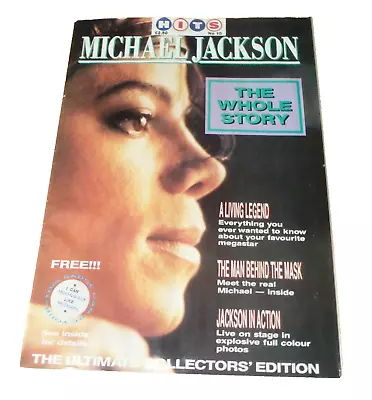 Michael Jackson Hits No 10 Magazine The Whole Story Bad Wembley Ticket Stub 1988 • £12.75