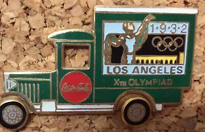 Atlanta Olympic Games 1996 Coca Cola Vehicle Pin:Vintage Truck Los Angeles 1932 • $5.05