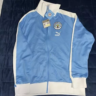 New Men’s Puma Manchester City Track Jacket Medium  • $59.99