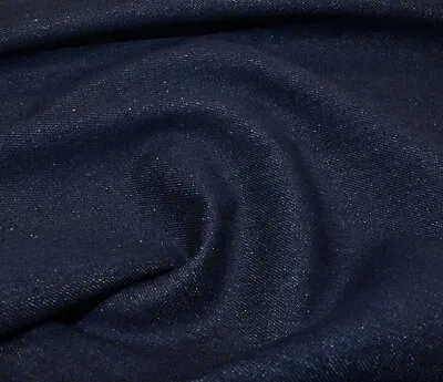 Heavy 14oz Indigo Cotton Denim Fabric: Perfect For Jeans Bags - Per Meter • £220.99