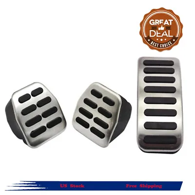 Car Clutch Gas Brake Foot Pedal Cover For VW Bora Golf MK3 MK4 Vento Lupo Polo • $14.49