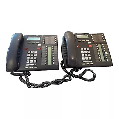 Nortel Norstar T7316E Digital Phone - Charcoal Black Office Telephone Lot Of 2 • $25.69