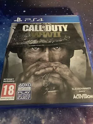 Call Of Duty WWII World War 2 For Sony PlayStation 4 - Video Game 2017 • £6.50