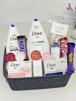Ladies Luxury Dove Toiletries Gift  Basket Set Pamper Hamper For Her Friend Mum • £37.99
